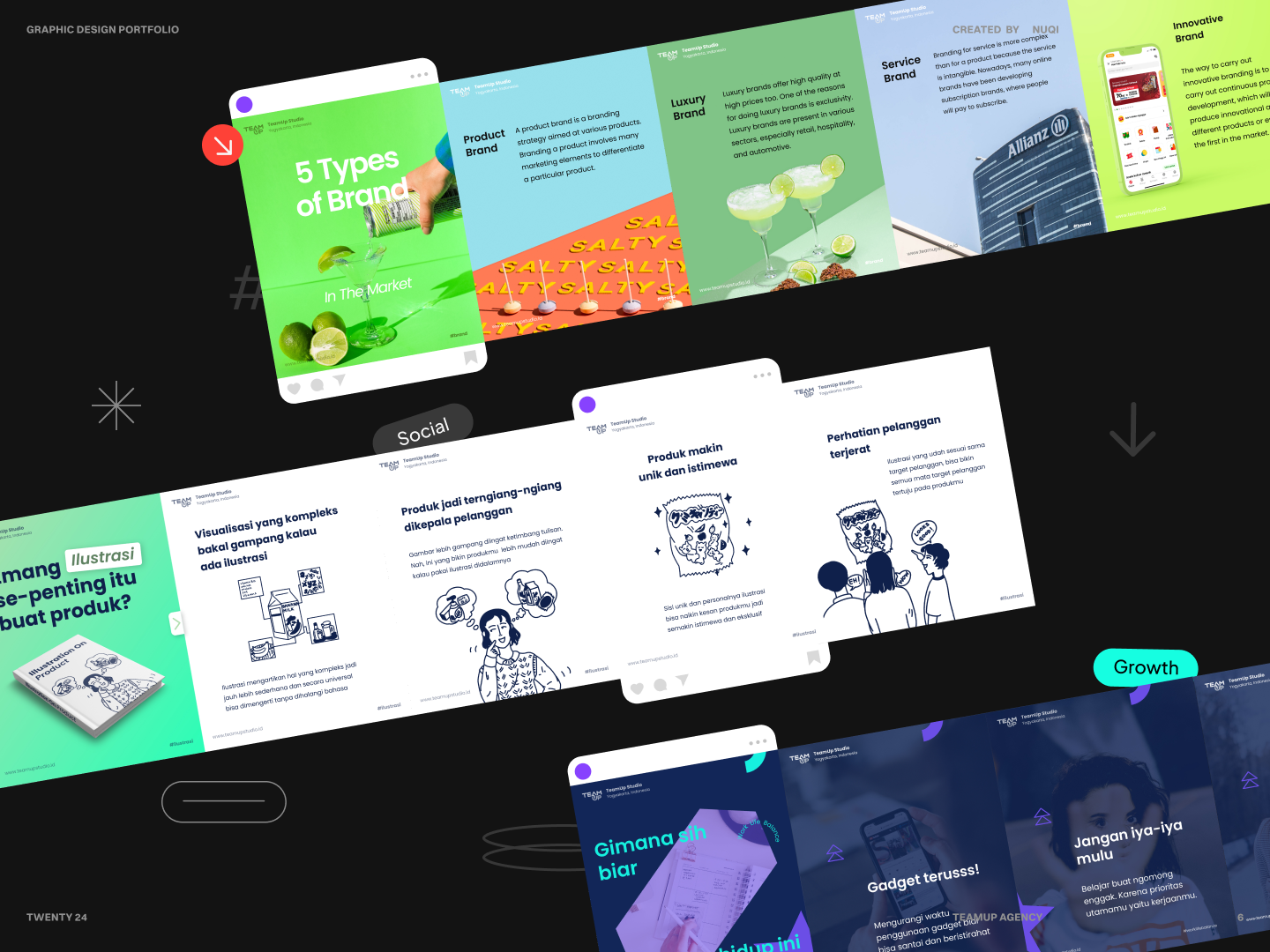 TeamUp Agency design work 4